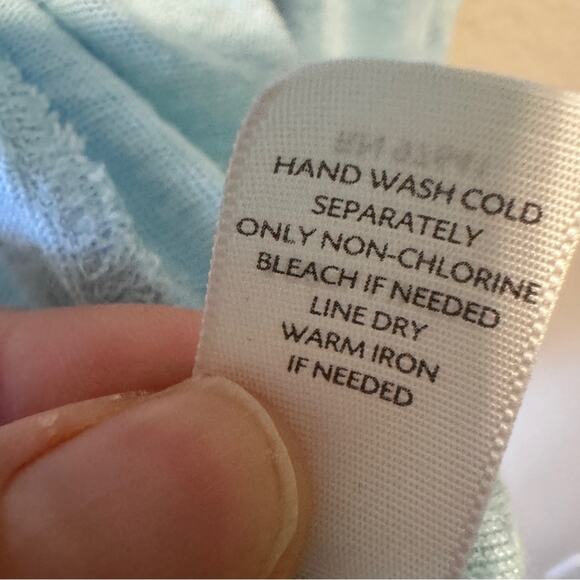 J Jill Teal Linen Open Front Cardigan Sweater Womens M Beachy Casual Staple - Picture 4 of 9